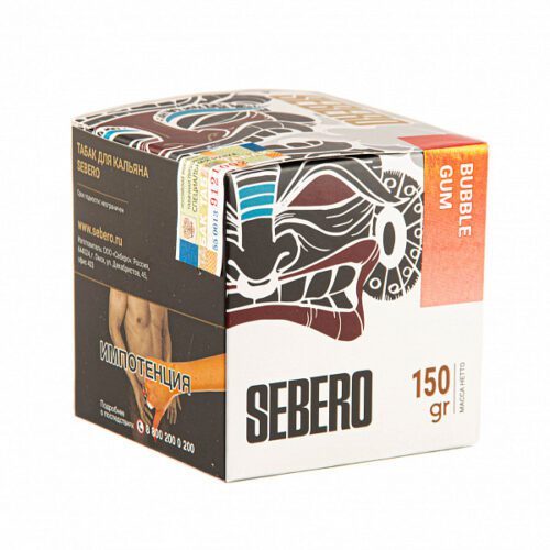 Sebero / Табак Sebero Bubble gum, 150г [M] в ХукаГиперМаркете Т24