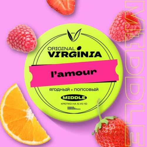 Original Virginia / Табак Original Virginia Middle L`Amour, 25г [M] в ХукаГиперМаркете Т24