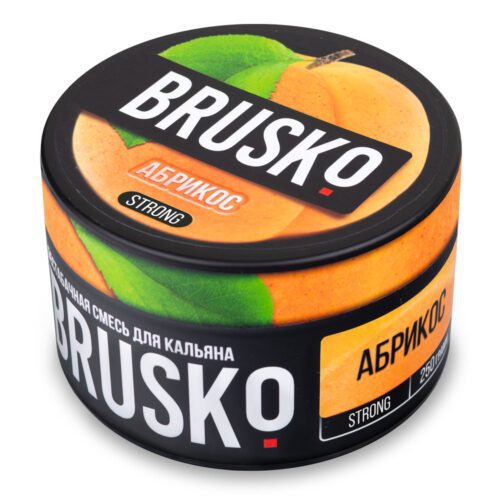 Brusko / Бестабачная смесь Brusko Strong Абрикос, 250г в ХукаГиперМаркете Т24