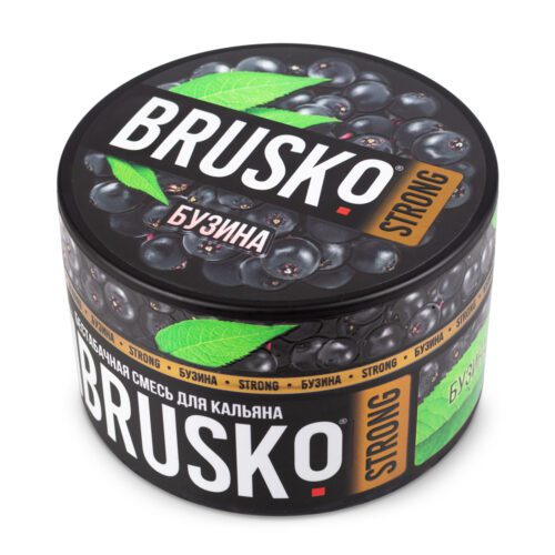 Brusko / Бестабачная смесь Brusko Strong Бузина, 250г в ХукаГиперМаркете Т24