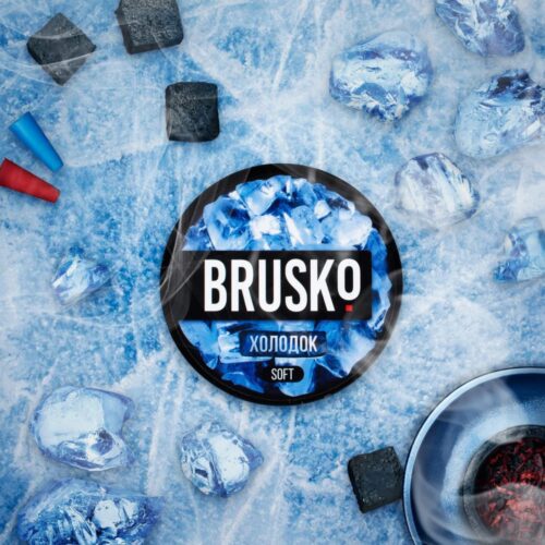 Brusko / Бестабачная смесь Brusko Strong Холодок, 250г в ХукаГиперМаркете Т24