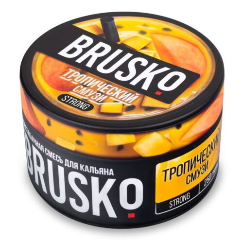 Brusko / Бестабачная смесь Brusko Strong Тропический смузи, 250г в ХукаГиперМаркете Т24