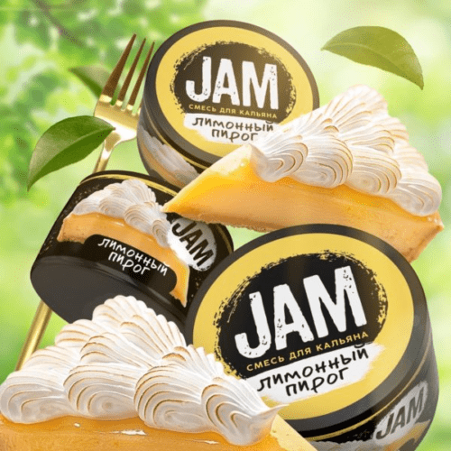 Jam / Бестабачная смесь Jam Лимонный пирог, 50г в ХукаГиперМаркете Т24