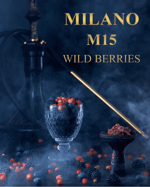Milano Gold / Табак Milano Gold M15 Wild Berries, 100г [M] в ХукаГиперМаркете Т24