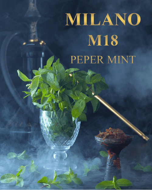 Milano Gold / Табак Milano Gold M18 Pepper Mint, 50г [M] (Жестяная банка) в ХукаГиперМаркете Т24