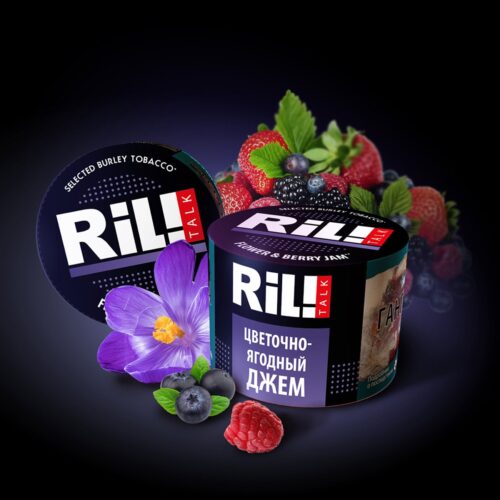 Ril! Talk / Табак Ril Talk Flower Berry Jam, 40г [M] в ХукаГиперМаркете Т24