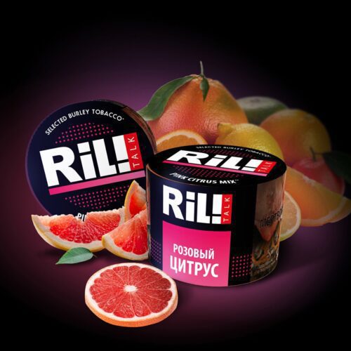 Ril! Talk / Табак Ril Talk Pink Citrus Mix, 40г [M] в ХукаГиперМаркете Т24