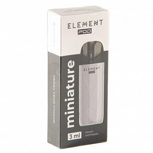 Element / Электронная сигарета Element POD EL-01 Белый в ХукаГиперМаркете Т24