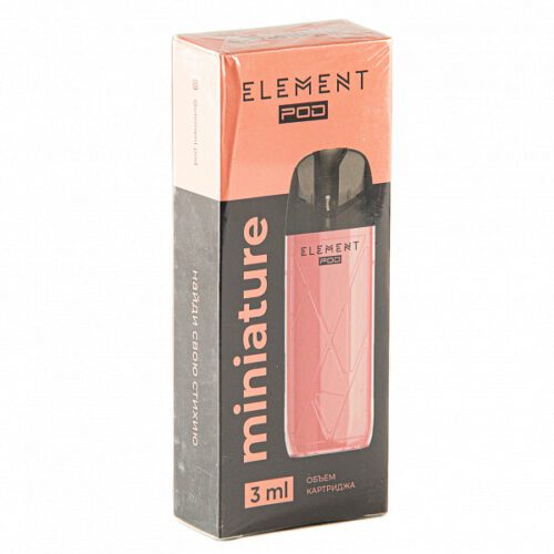 Element / Электронная сигарета Element POD EL-01 Розовый в ХукаГиперМаркете Т24