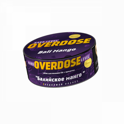 Overdose / Табак Overdose Bali Mango, 25г [M] в ХукаГиперМаркете Т24