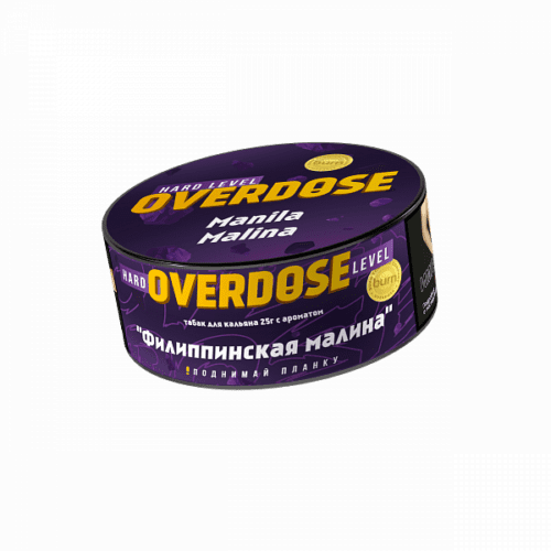 Overdose / Табак Overdose Manila Malina, 25г [M] в ХукаГиперМаркете Т24