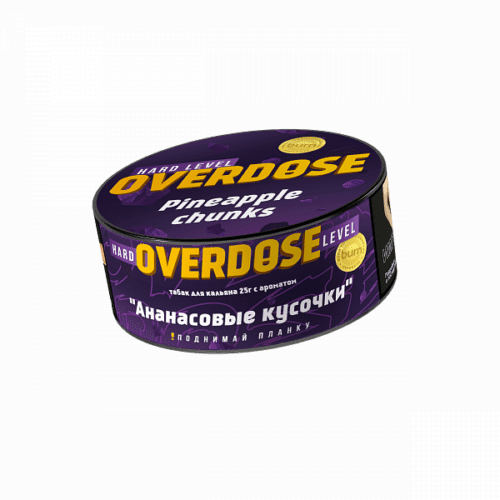 Overdose / Табак Overdose Pineapple Chunks, 25г [M] в ХукаГиперМаркете Т24
