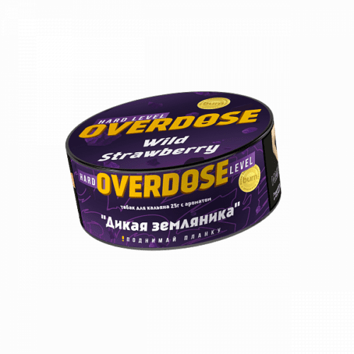 Overdose / Табак Overdose Wild Srawberry, 25г [M] в ХукаГиперМаркете Т24