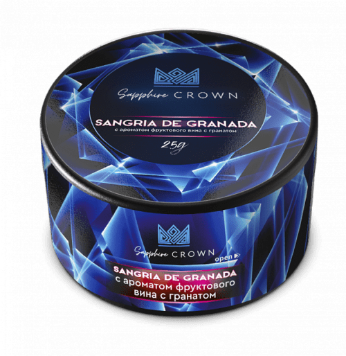 Crown / Табак Crown Sapphire Sangria de granada, 25г [M] в ХукаГиперМаркете Т24