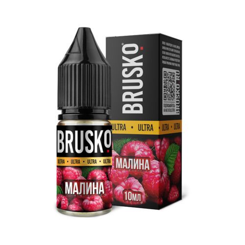 Brusko / Соус для кальяна Brusko Strong Ultra Малина, 10мл в ХукаГиперМаркете Т24