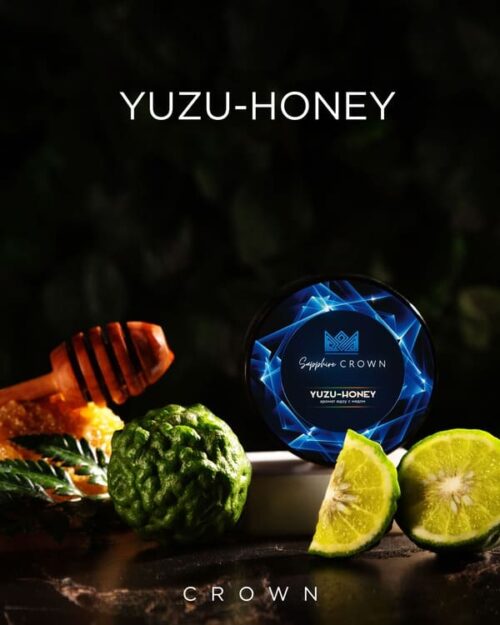 Crown / Табак Crown Sapphire Yuzu-honey, 100г [M] в ХукаГиперМаркете Т24