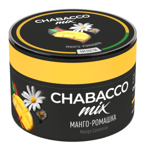 CHABACCO / Бестабачная смесь Chabacco Mix Medium Mango camomile, 50г [M] в ХукаГиперМаркете Т24