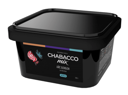 CHABACCO / Бестабачная смесь Chabacco Mix Medium Ice bonbon, 200г в ХукаГиперМаркете Т24