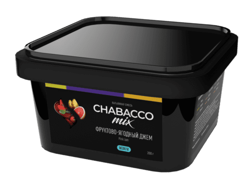 CHABACCO / Бестабачная смесь Chabacco Mix Medium Pink jam, 200г в ХукаГиперМаркете Т24