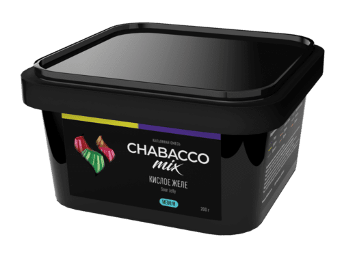 CHABACCO / Бестабачная смесь Chabacco Mix Medium Sour jelly, 200г в ХукаГиперМаркете Т24