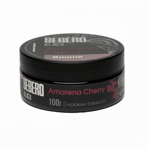 Sebero / Табак Sebero Black Amarena cherry, 100г [M] в ХукаГиперМаркете Т24