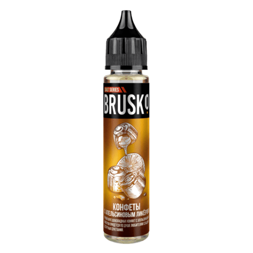 Brusko / Жидкость Brusko Salt Конфеты с Апельсиновым Ликером, 30мл, 2% Ultra в ХукаГиперМаркете Т24