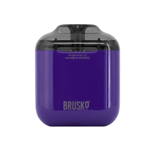 Brusko / Электронная сигарета Brusko ZQ Micool Фиолетовый (500 mAh, usb-c, сменный картридж) в ХукаГиперМаркете Т24