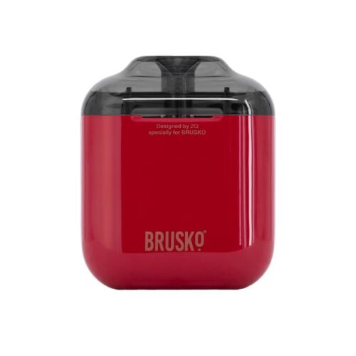 Brusko / Электронная сигарета Brusko ZQ Micool Красный (500 mAh, usb-c, сменный картридж) в ХукаГиперМаркете Т24