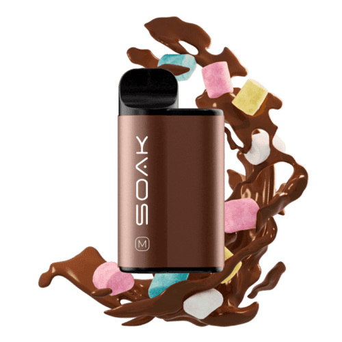 Soak / Электронная сигарета Soak M Cocoa With Marshmallow (4000 затяжек, одноразовая) в ХукаГиперМаркете Т24