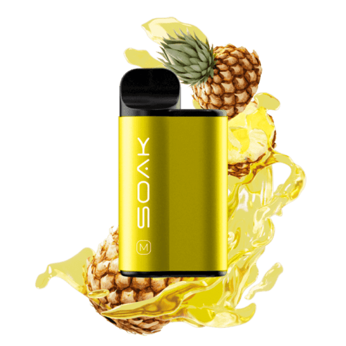 Soak / Электронная сигарета Soak M Pineapple Syrup (4000 затяжек, одноразовая) в ХукаГиперМаркете Т24