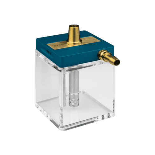 HOOB / Кальян Hoob subAtom Marine Blue Фурнитура Gold (прозрачная колба, комплектация Стандарт) в ХукаГиперМаркете Т24
