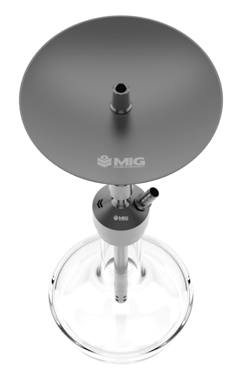 MIG / Кальян MIG Minime V2 Oxyd Black (с колбой L1) в ХукаГиперМаркете Т24