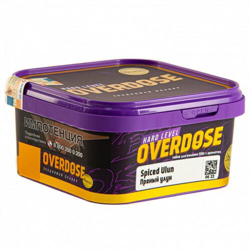 Overdose / Табак Overdose Spiced Ulun, 200г [M] в ХукаГиперМаркете Т24