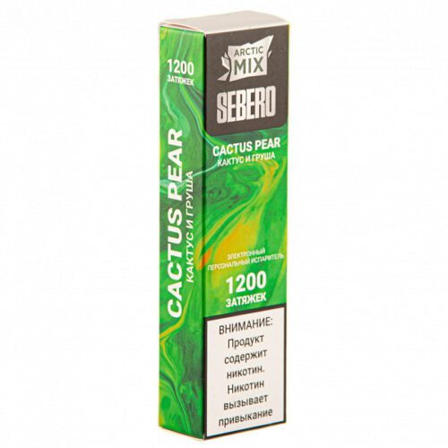 Sebero / Электронная сигарета Sebero Arctic Mix Cactus pear (1200 затяжек, одноразовая) в ХукаГиперМаркете Т24
