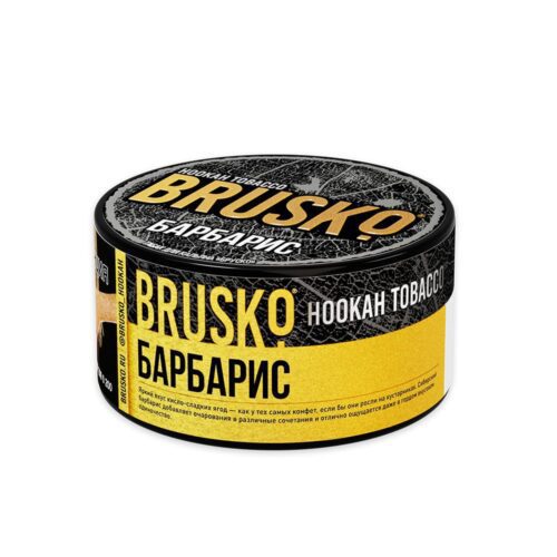 Brusko / Табак Brusko Барбарис, 125г в ХукаГиперМаркете Т24