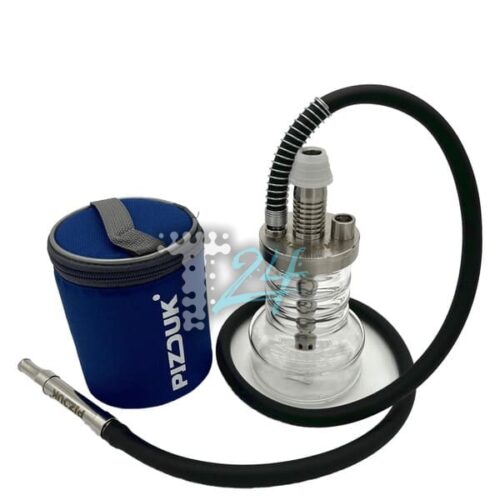 Pizduk Hookah / Кальян Pizduk Lite (Синяя сумка, прозрачная колба) в ХукаГиперМаркете Т24