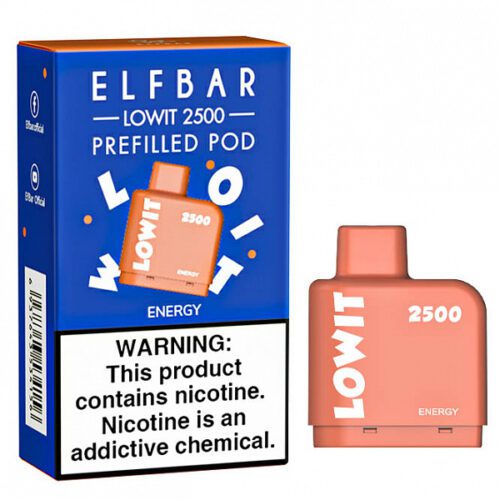 ELF BAR / Картридж Elf Bar Lowit Energy (2500 затяжек, 20 мг, 6 мл) в ХукаГиперМаркете Т24