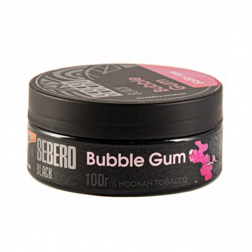 Sebero / Табак Sebero Black Bubble gum, 100г [M] в ХукаГиперМаркете Т24