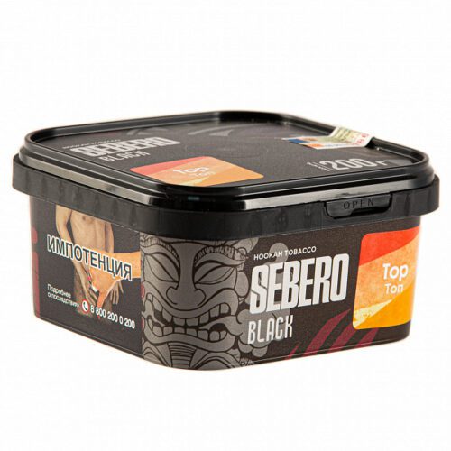 Sebero / Табак Sebero Black Top, 200г [M] в ХукаГиперМаркете Т24