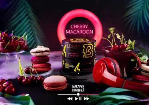 Banger / Табак Banger Cherry macaron, 100г [M] в ХукаГиперМаркете Т24