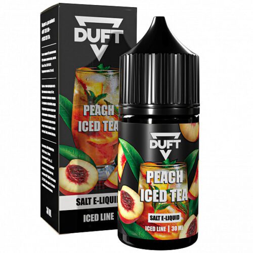 Duft / Жидкость Duft Iced line Salt Peach iced tea, 10мл, 20мг в ХукаГиперМаркете Т24