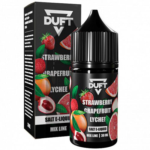 Duft / Жидкость Duft Mix line Salt Strawberry grapefruit lychee, 10мл, 20мг в ХукаГиперМаркете Т24