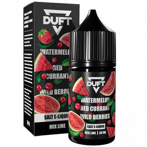 Duft / Жидкость Duft Mix line Salt Watermelon red currant wild berries, 10мл, 20мг в ХукаГиперМаркете Т24
