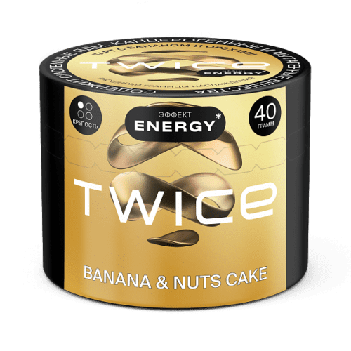 Twice / Табак Twice Тарт с бананом и орехами, 40г [M] в ХукаГиперМаркете Т24