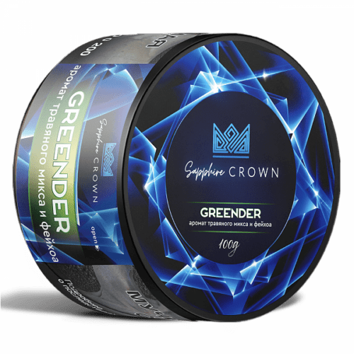 Crown / Табак Crown Sapphire Greender, 100г [M] в ХукаГиперМаркете Т24