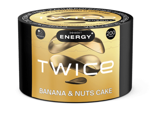Twice / Табак Twice Тарт с бананом и орехами, 200г [M] в ХукаГиперМаркете Т24