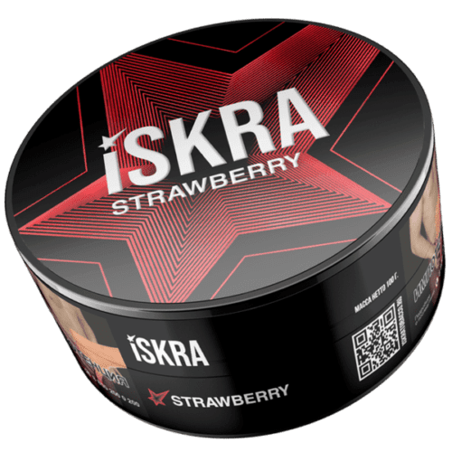 Iskra / Табак Iskra Strawberry, 100г [M] в ХукаГиперМаркете Т24