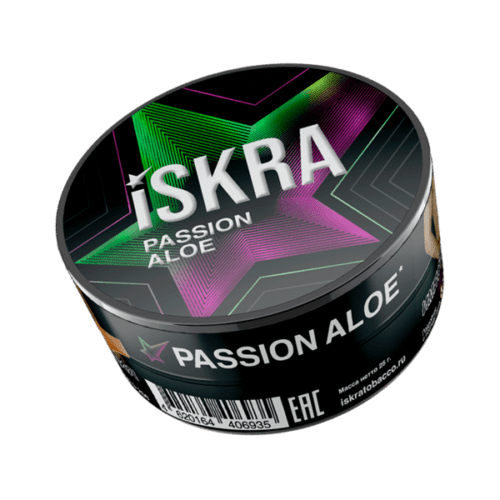 Iskra / Табак Iskra Passion Aloe, 25г [M] в ХукаГиперМаркете Т24