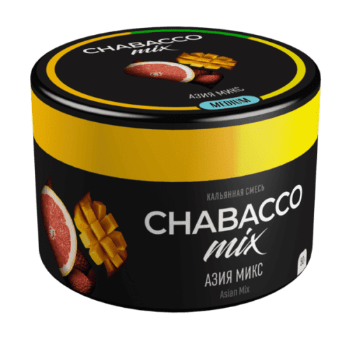 CHABACCO / Бестабачная смесь Chabacco Mix Medium Asian Mix, 50г [M] в ХукаГиперМаркете Т24