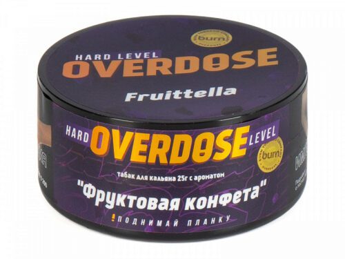 Overdose / Табак Overdose Fruttella, 25г [M] в ХукаГиперМаркете Т24
